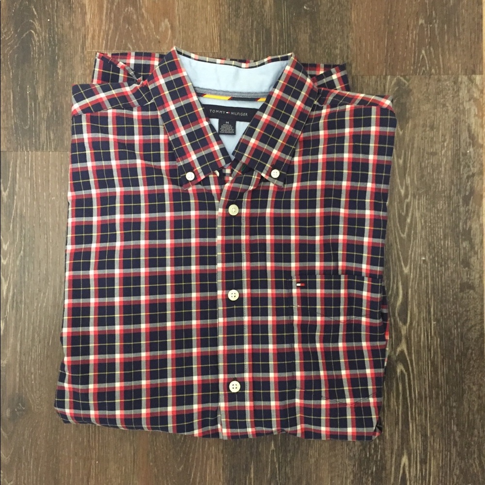 Tommy Hilfiger Plaid Button-Down